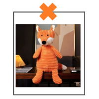 Knuffel oranje vos